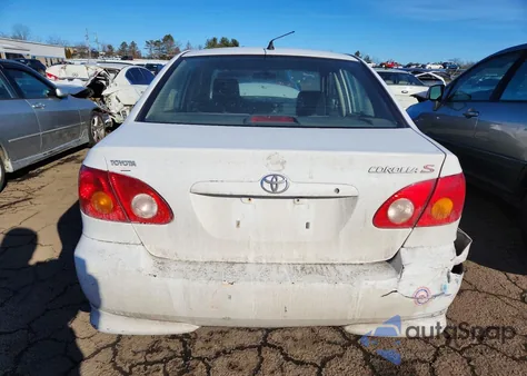 2003 Toyota Corolla Ce из США, поврежденный, VIN 1NXBR32E23Z160379